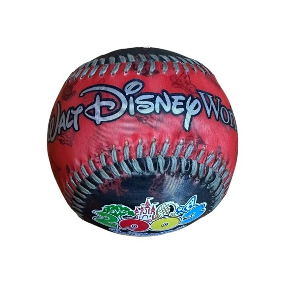 2003 Walt Disney World Red Black Theme Park Hologram Holographic Baseball VTG - Picture 2 of 6